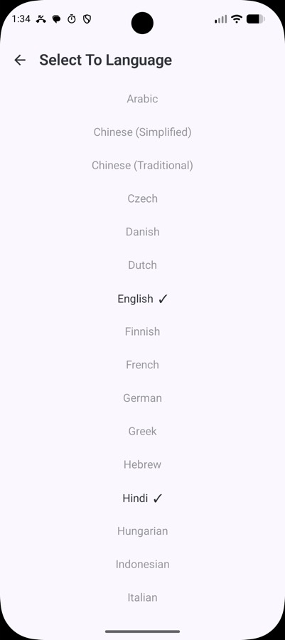 LocalTranslate in dark mode